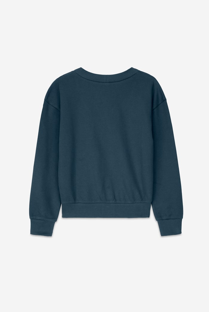 Knitted Cardigan With Front Buttons Details
