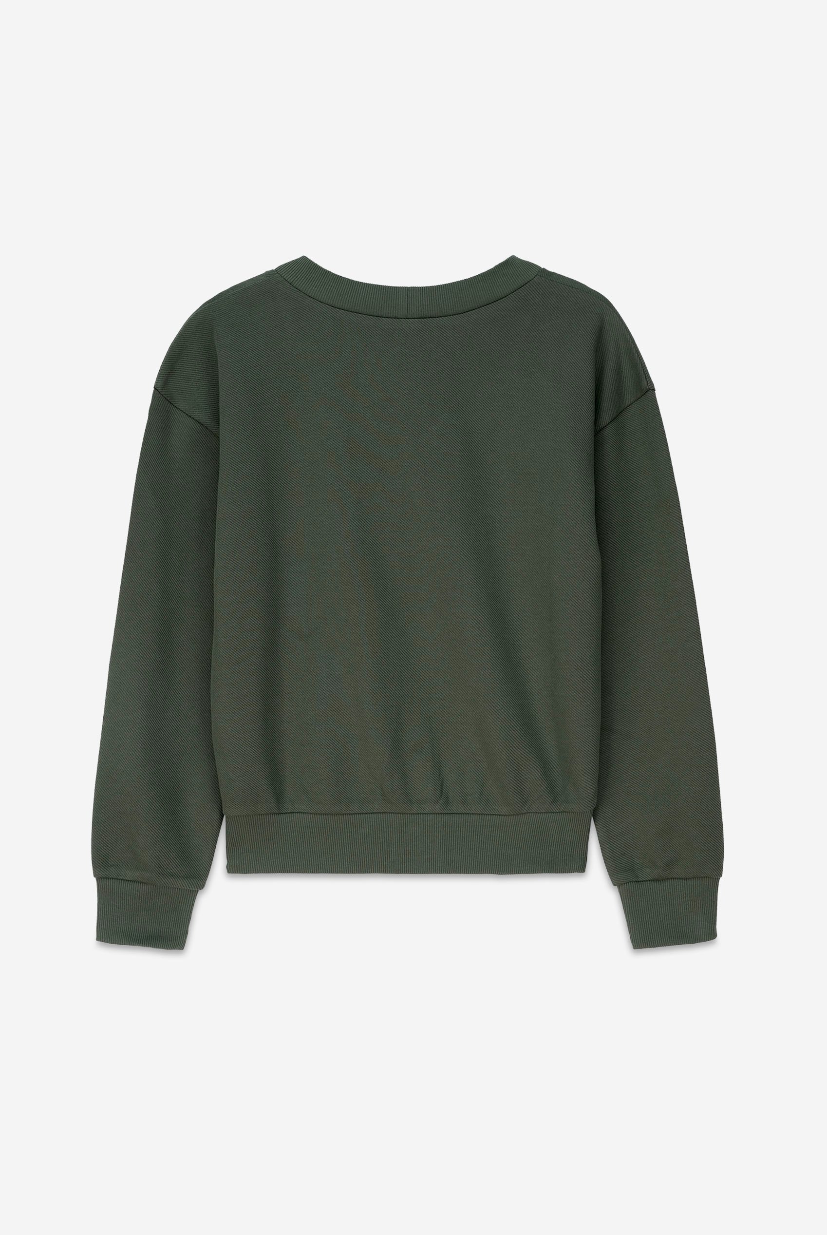 Knitted Cardigan With Front Buttons Details