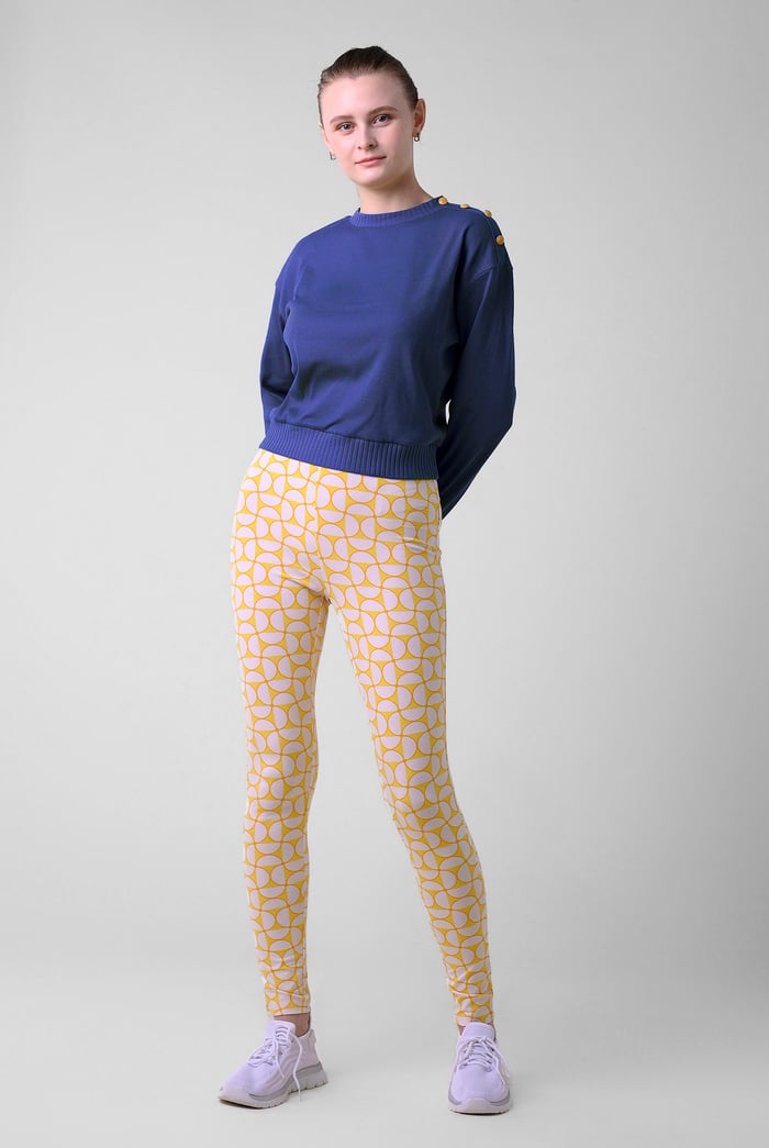 Button Shoulder Crewneck Sweatshirt