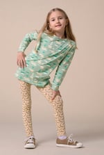 Flemingo Print Long Sleeve T-Shirt (2yrs-9yrs)