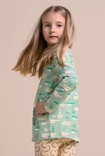 Flemingo Print Long Sleeve T-Shirt (2yrs-9yrs)