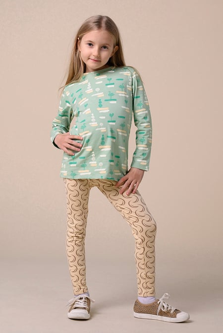 Black Flemingo Print Long Sleeve T-Shirt (2yrs-9yrs)