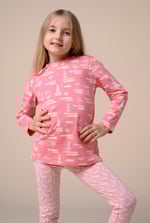 Flemingo Print Long Sleeve T-Shirt (2yrs-9yrs)