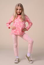 Flemingo Print Long Sleeve T-Shirt (2yrs-9yrs)