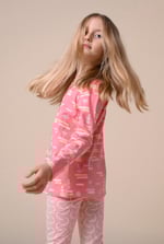 Flemingo Print Long Sleeve T-Shirt (2yrs-9yrs)