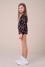 Flemingo Print Long Sleeve T-Shirt (2yrs-9yrs)