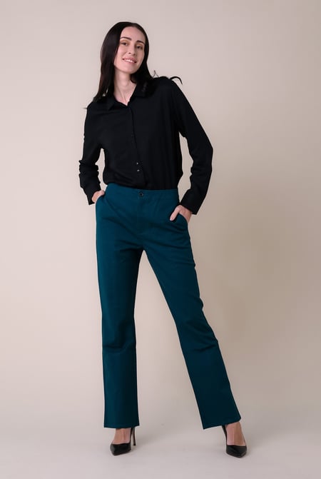 Womens Front Seam Chino Trouser