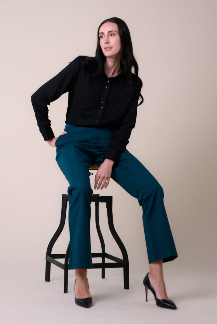 Womens Front Seam Chino Trouser
