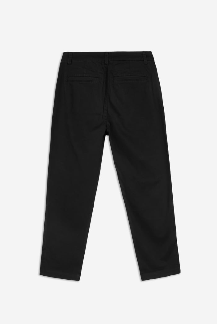 Womens Pleated Cropped Trouser