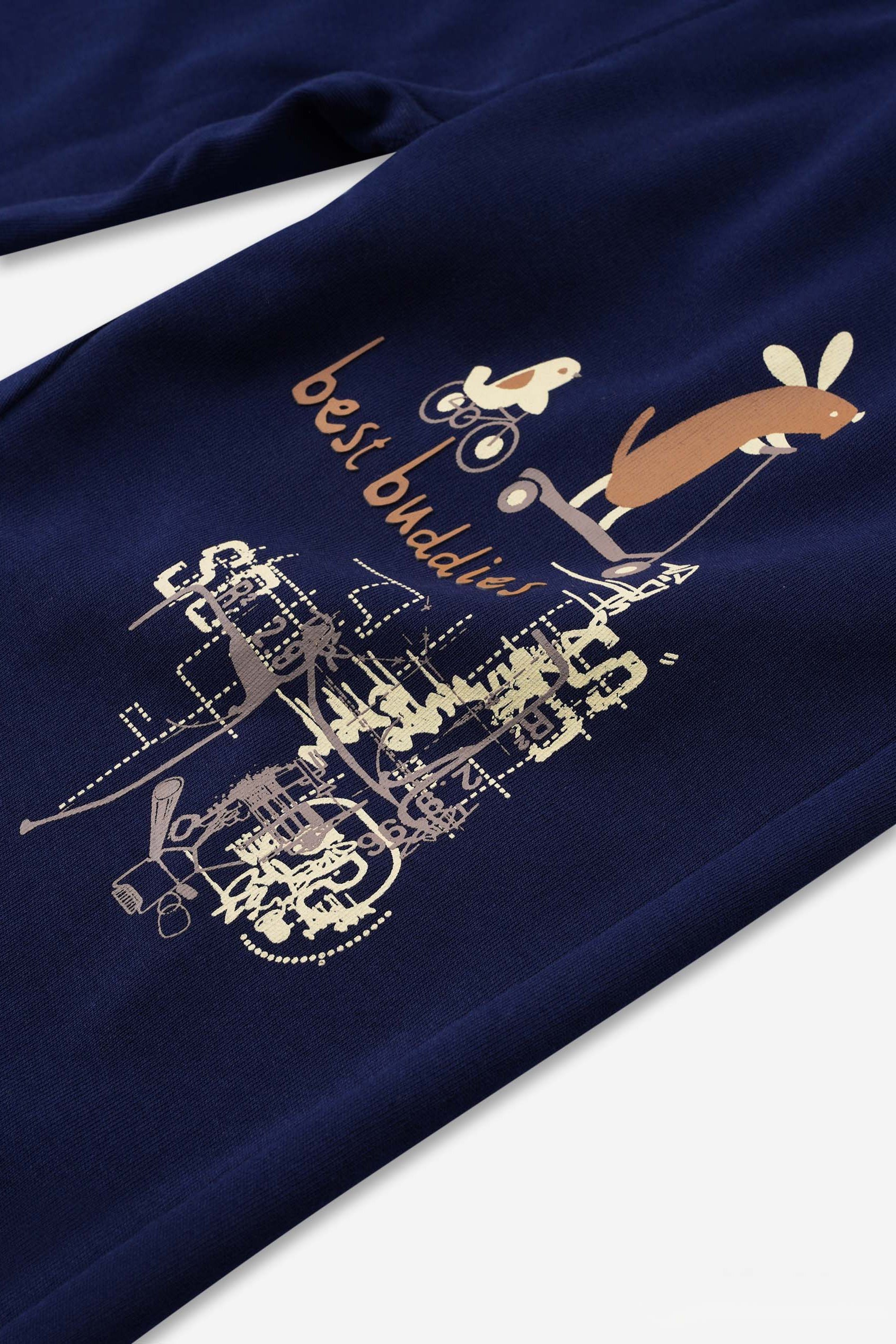 Boys Best Buddies Printed Trouser ( 2yrs-9yrs)