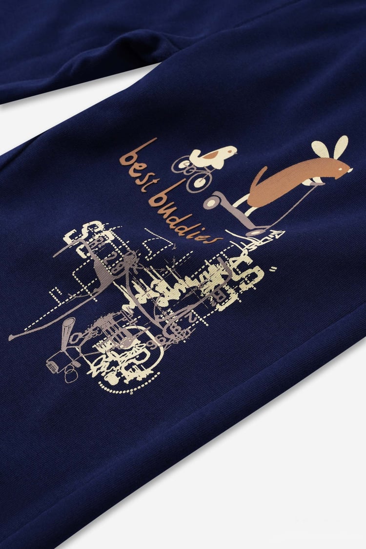 Boys Best Buddies Printed Trouser ( 2yrs-9yrs)