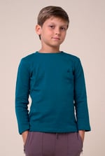 Boys Long Sleeve Plain T-Shirt ( 6yrs-11yrs)