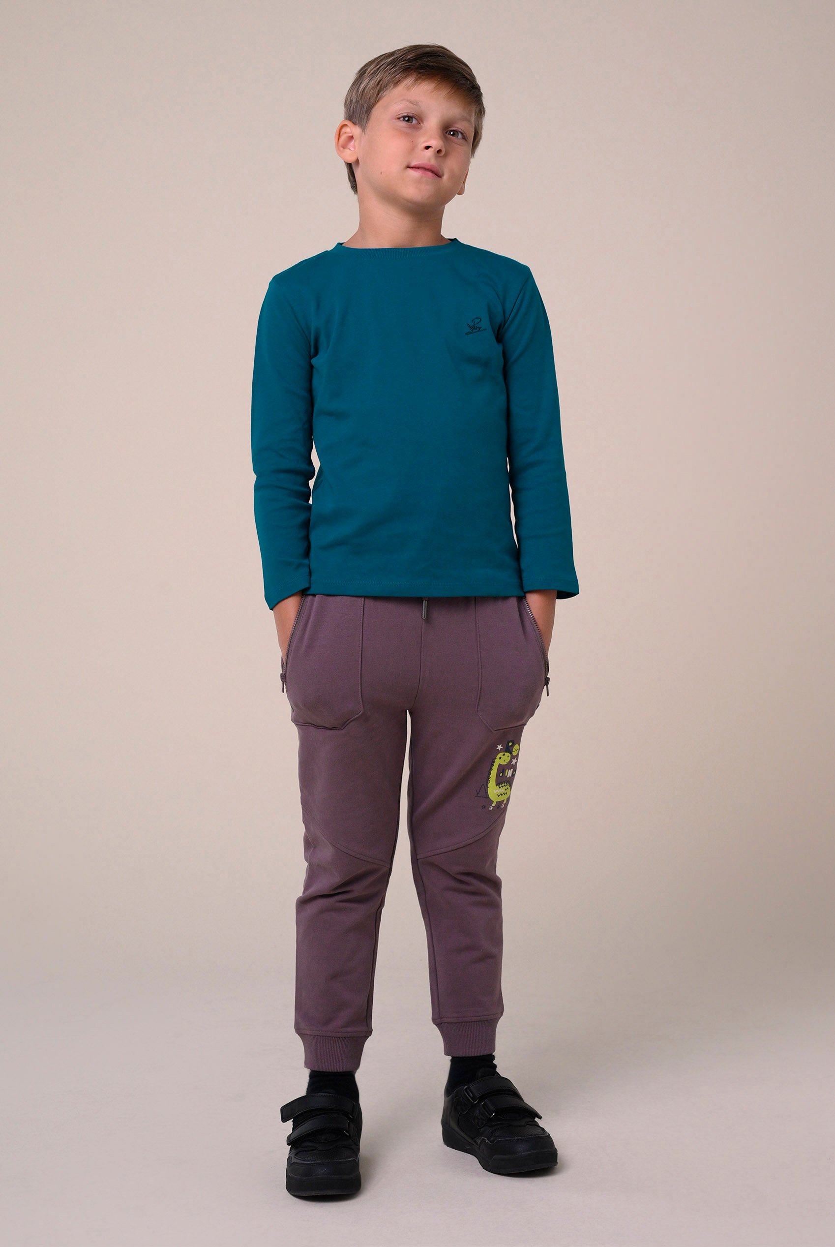 Boys Long Sleeve Plain T-Shirt ( 6yrs-11yrs)