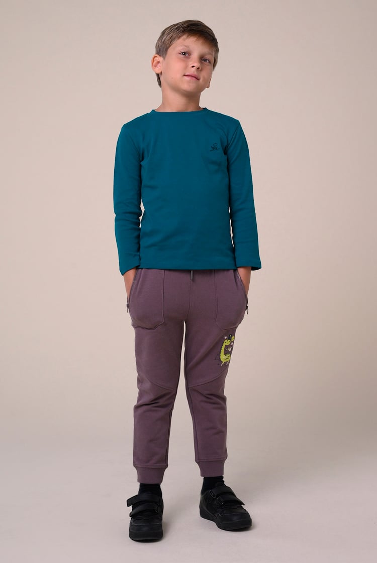 Boys Long Sleeve Plain T-Shirt ( 6yrs-11yrs)