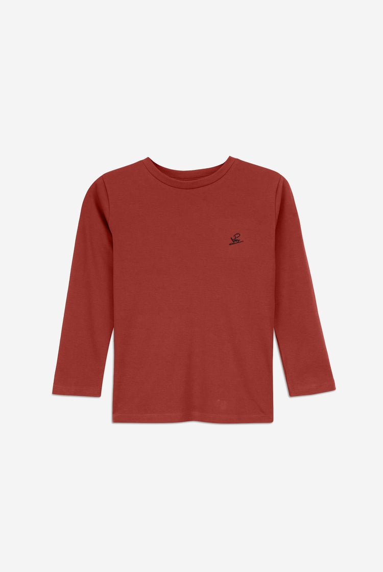 Boys Long Sleeve Plain T-Shirt ( 6yrs-11yrs)