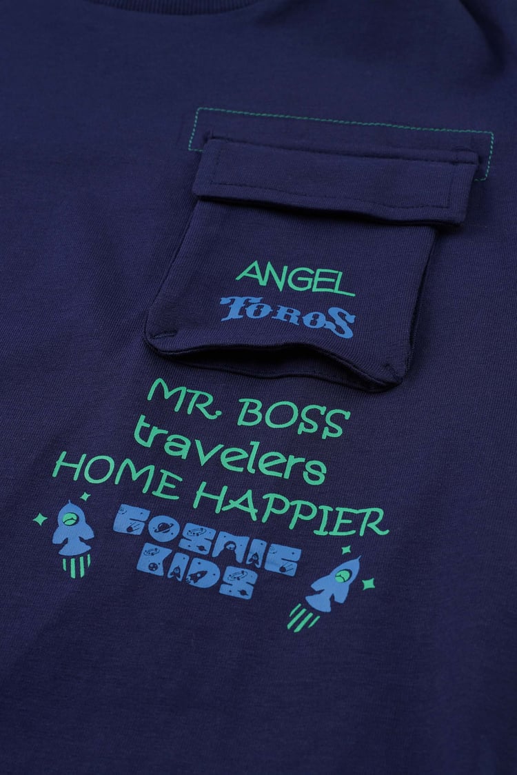 Boys Utility Pocket Detailed  T-Shirt ( 6yrs-11yrs)