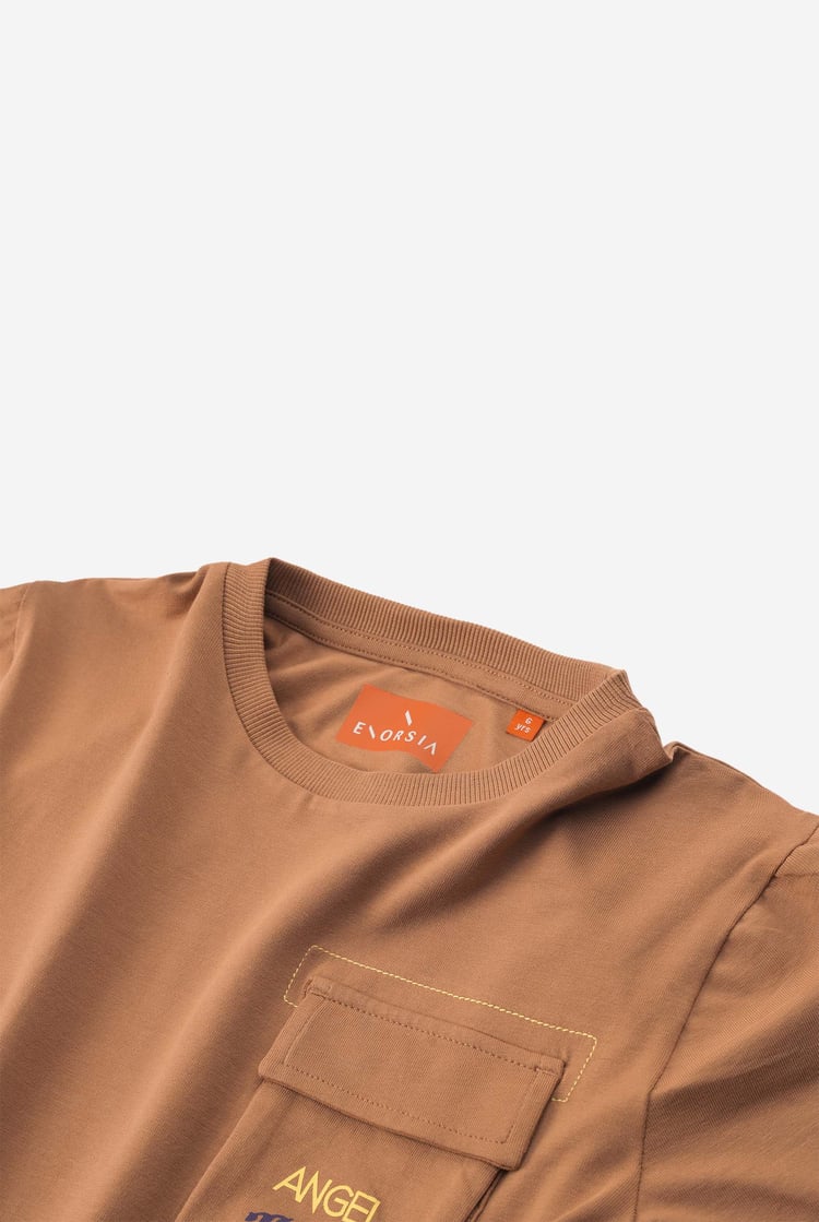 Boys Utility Pocket Detailed  T-Shirt ( 6yrs-11yrs)