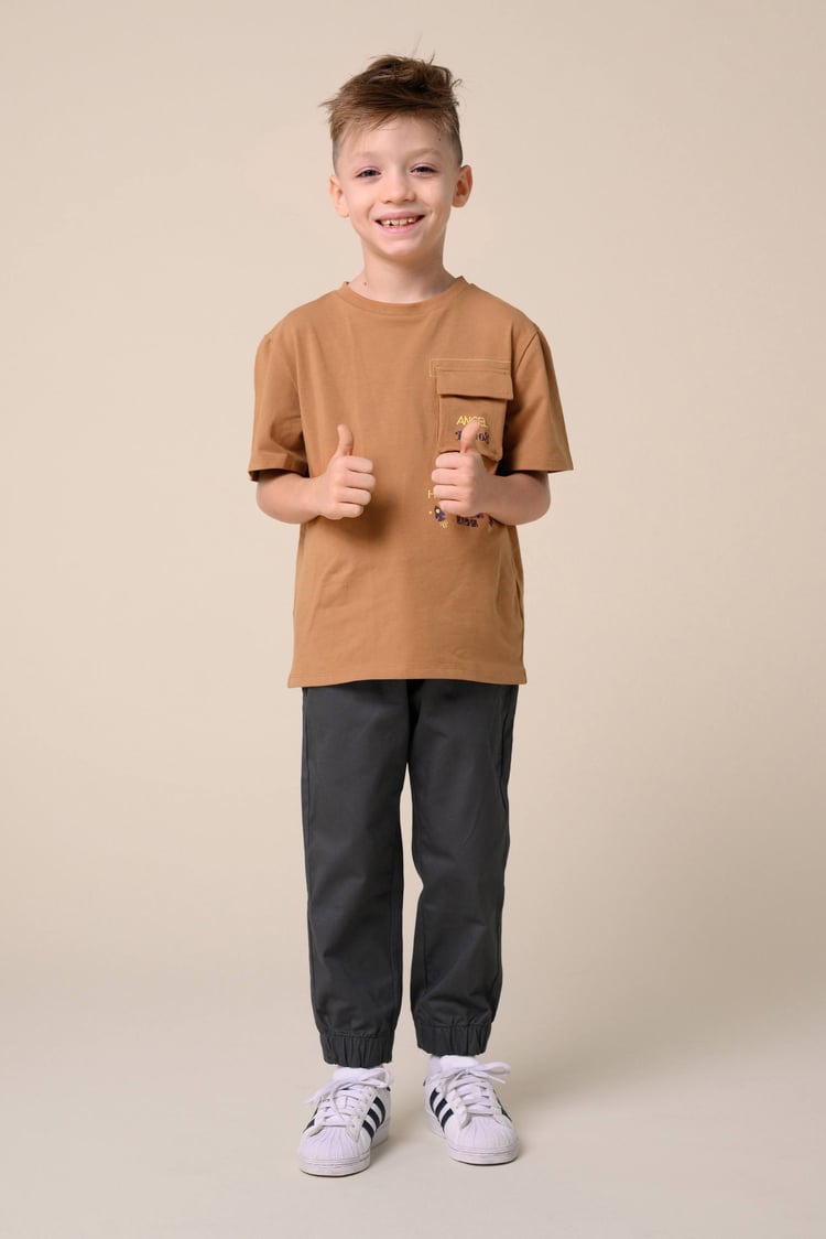 Boys Utility Pocket Detailed  T-Shirt ( 6yrs-11yrs)