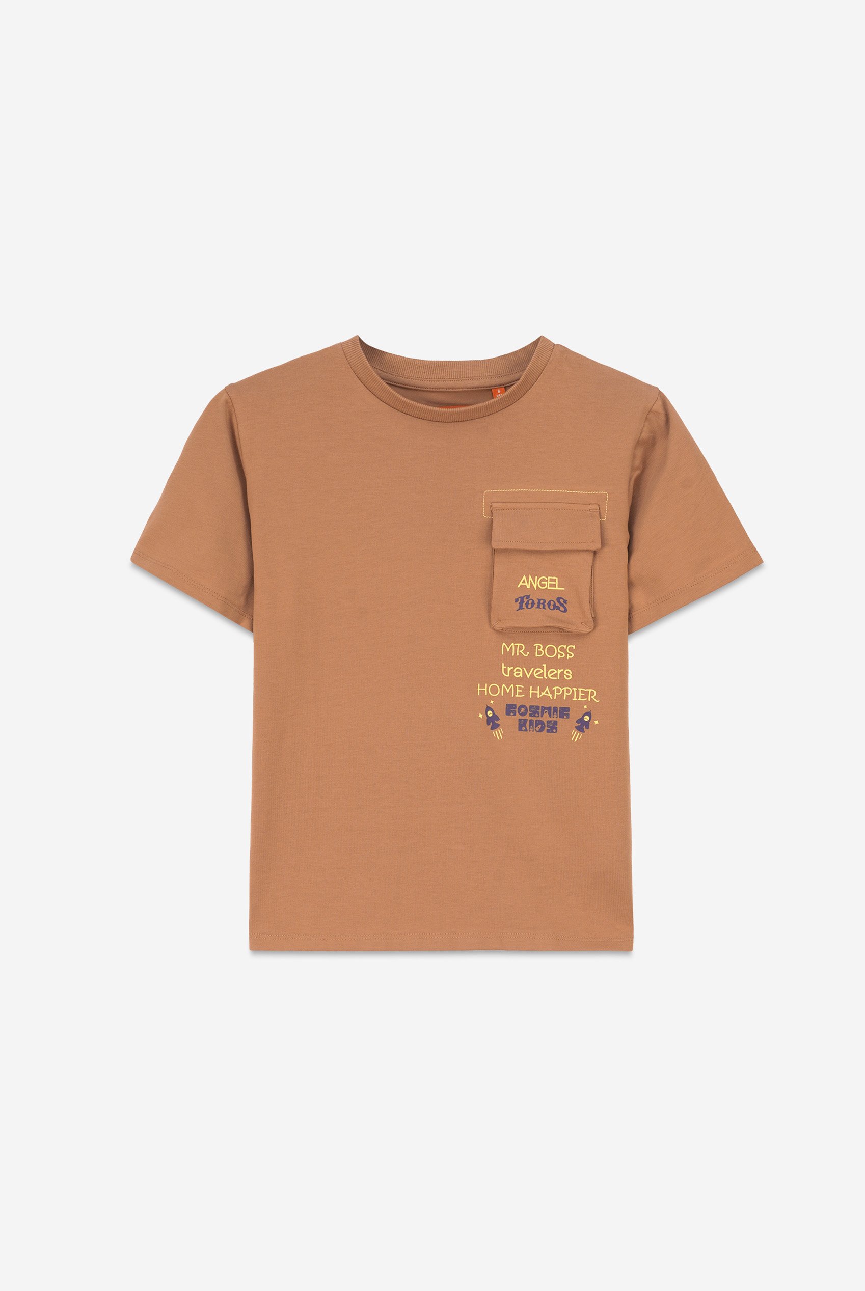 Boys Utility Pocket Detailed  T-Shirt ( 6yrs-11yrs)