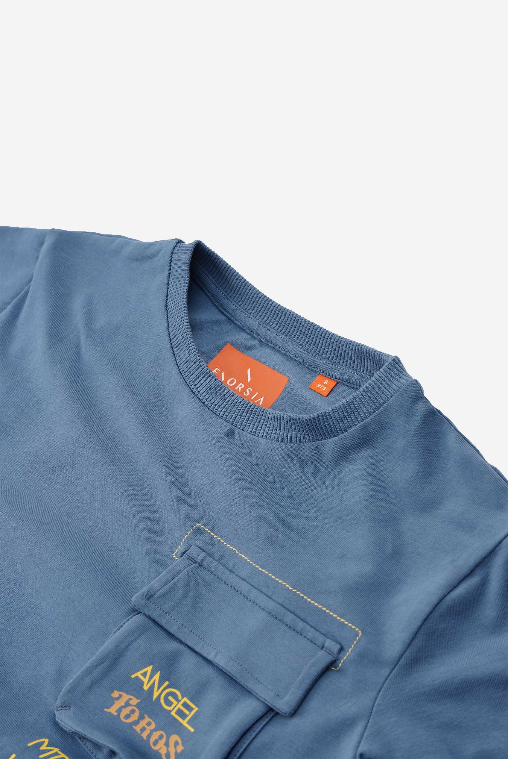 Boys Utility Pocket Detailed  T-Shirt ( 6yrs-11yrs)