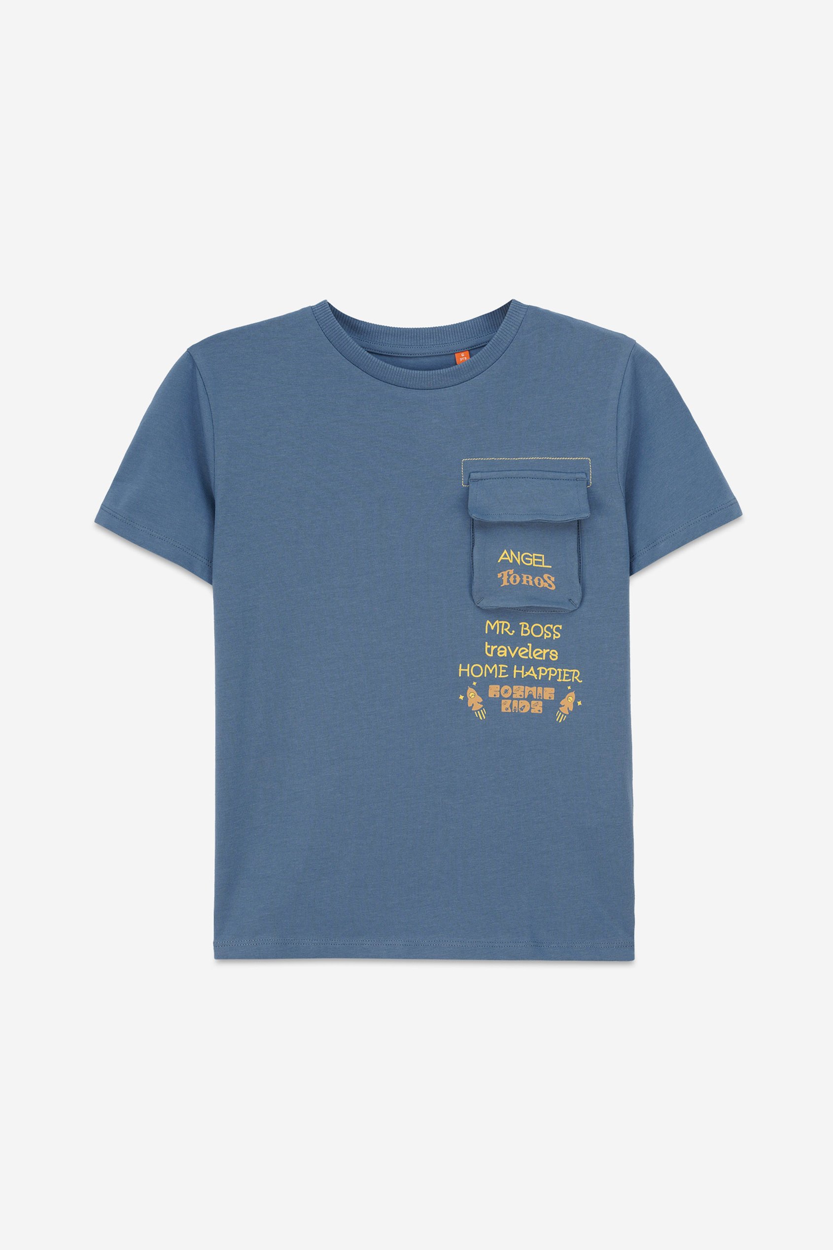 Boys Utility Pocket Detailed  T-Shirt ( 6yrs-11yrs)
