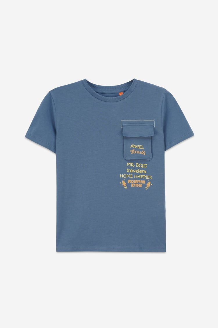 Boys Utility Pocket Detailed  T-Shirt ( 6yrs-11yrs)