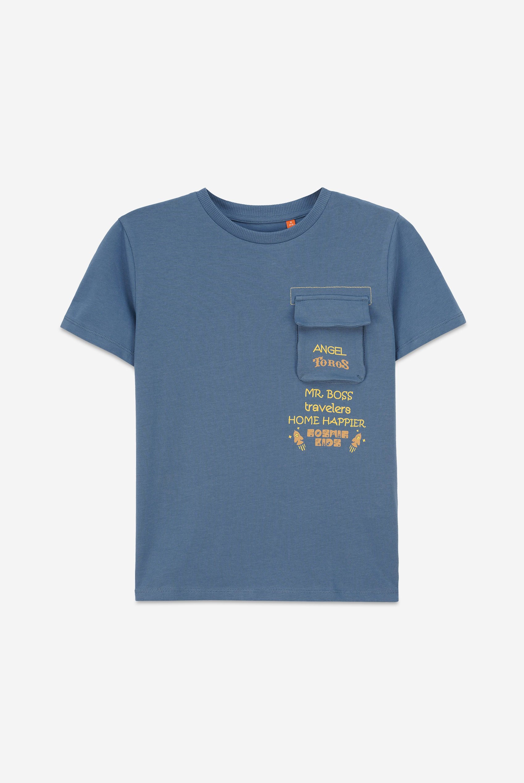 Boys Utility Pocket Detailed  T-Shirt ( 6yrs-11yrs)