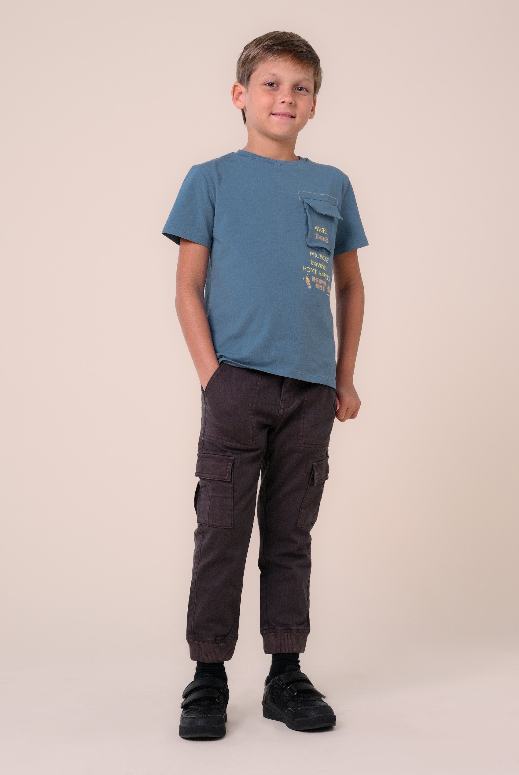 Boys Utility Pocket Detailed  T-Shirt ( 6yrs-11yrs)