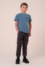 Boys Utility Pocket Detailed  T-Shirt ( 6yrs-11yrs)