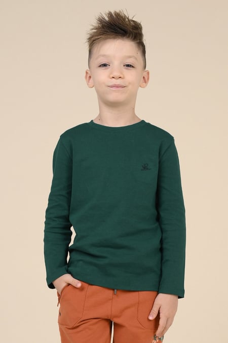 Boys Long Sleeve Plain T-Shirt ( 6yrs-11yrs)