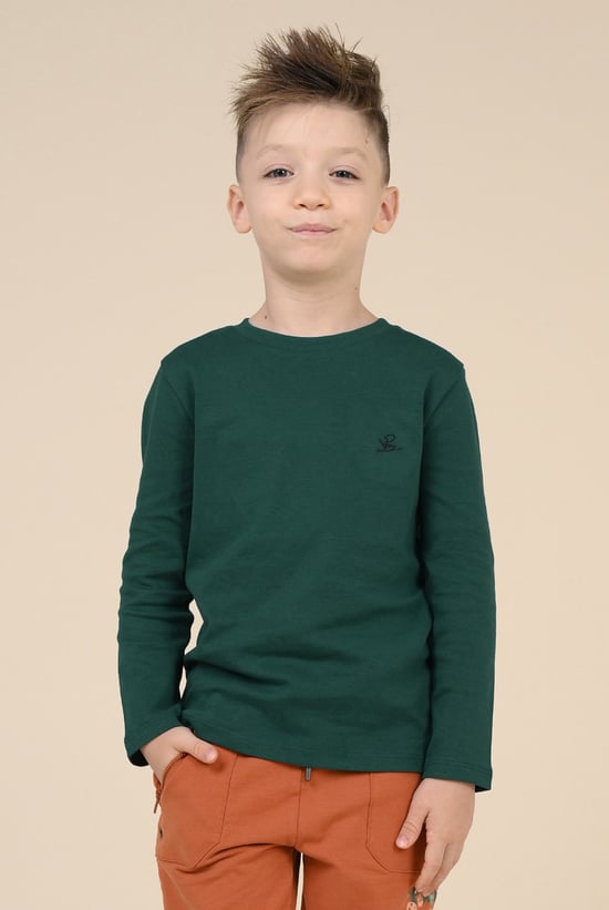 Boys Long Sleeve Plain T-Shirt ( 6yrs-11yrs)