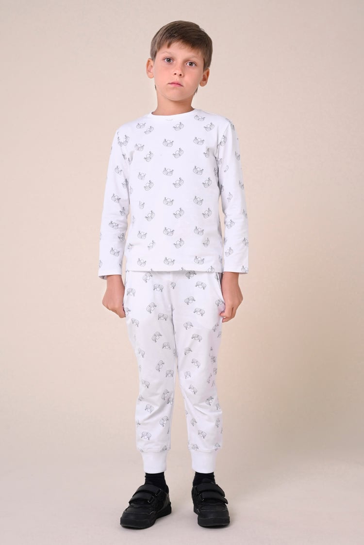 Boys Crown Printed T-shirt ( 12/18mths-7yrs)