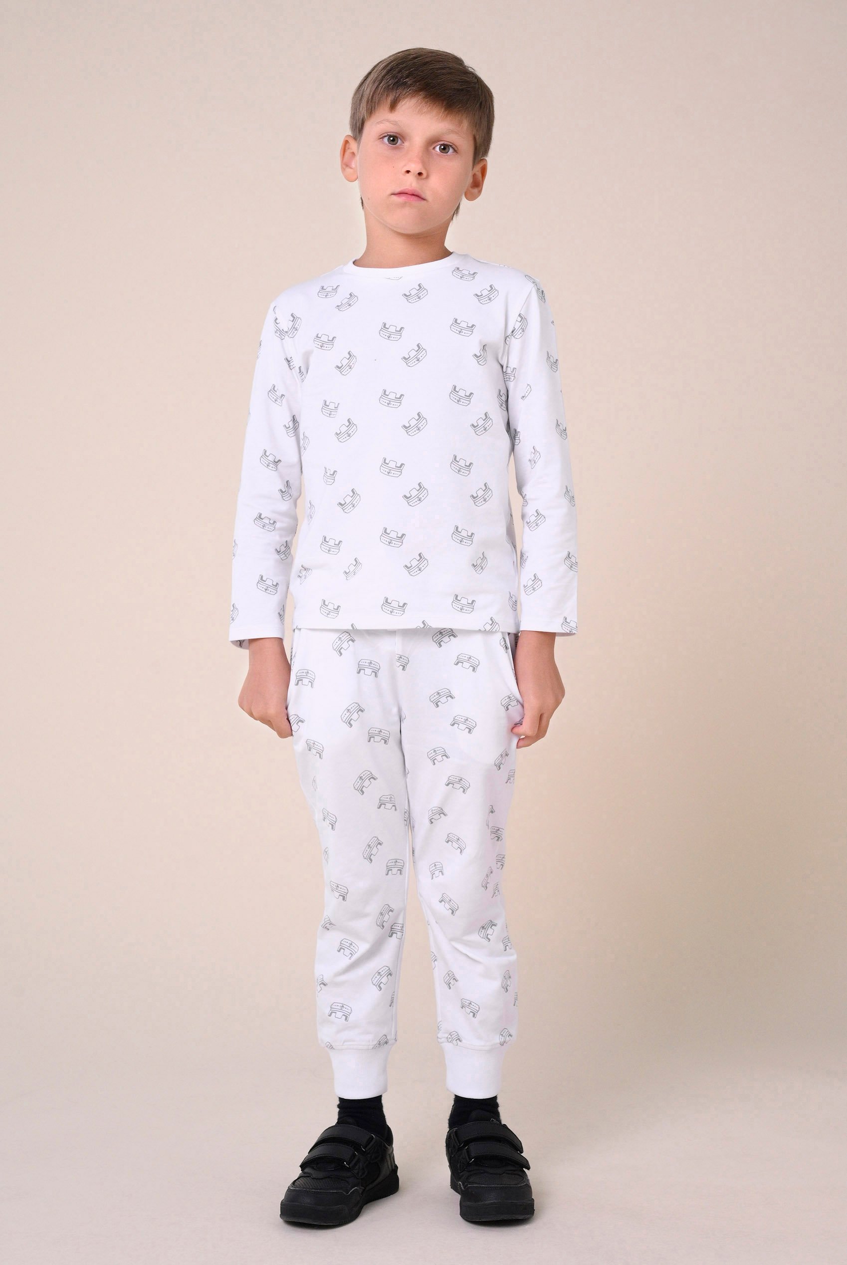 Boys Crown Printed T-shirt ( 12/18mths-7yrs)