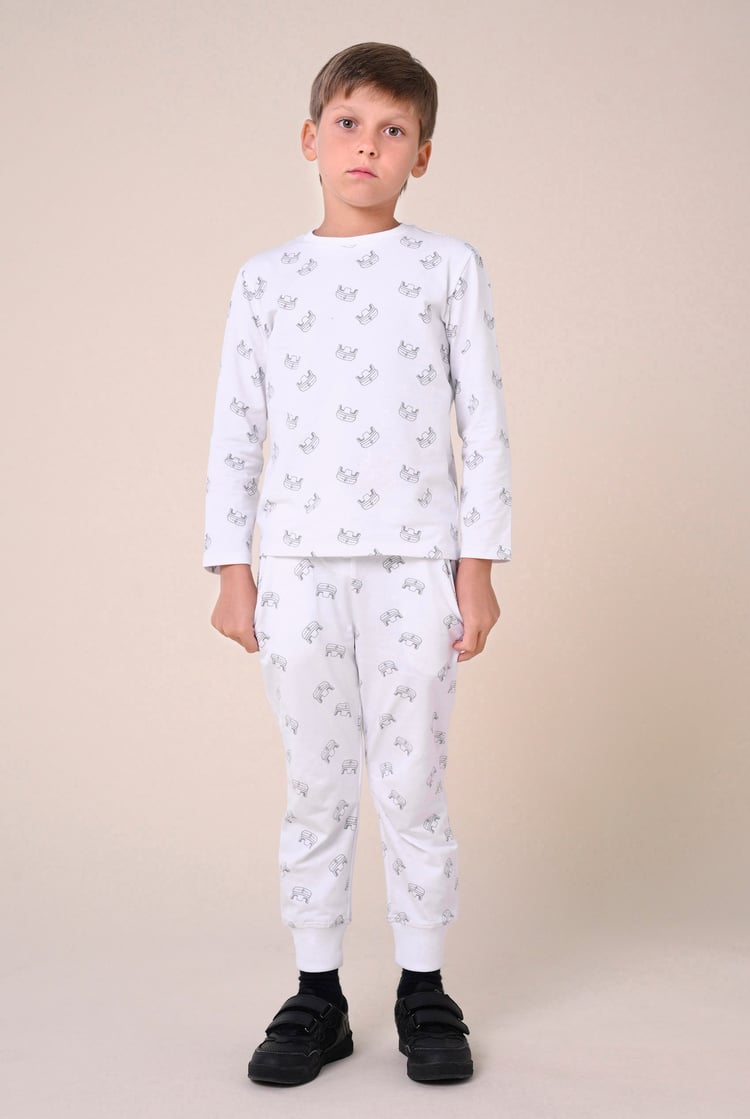 Boys Crown Printed T-shirt ( 12/18mths-7yrs)