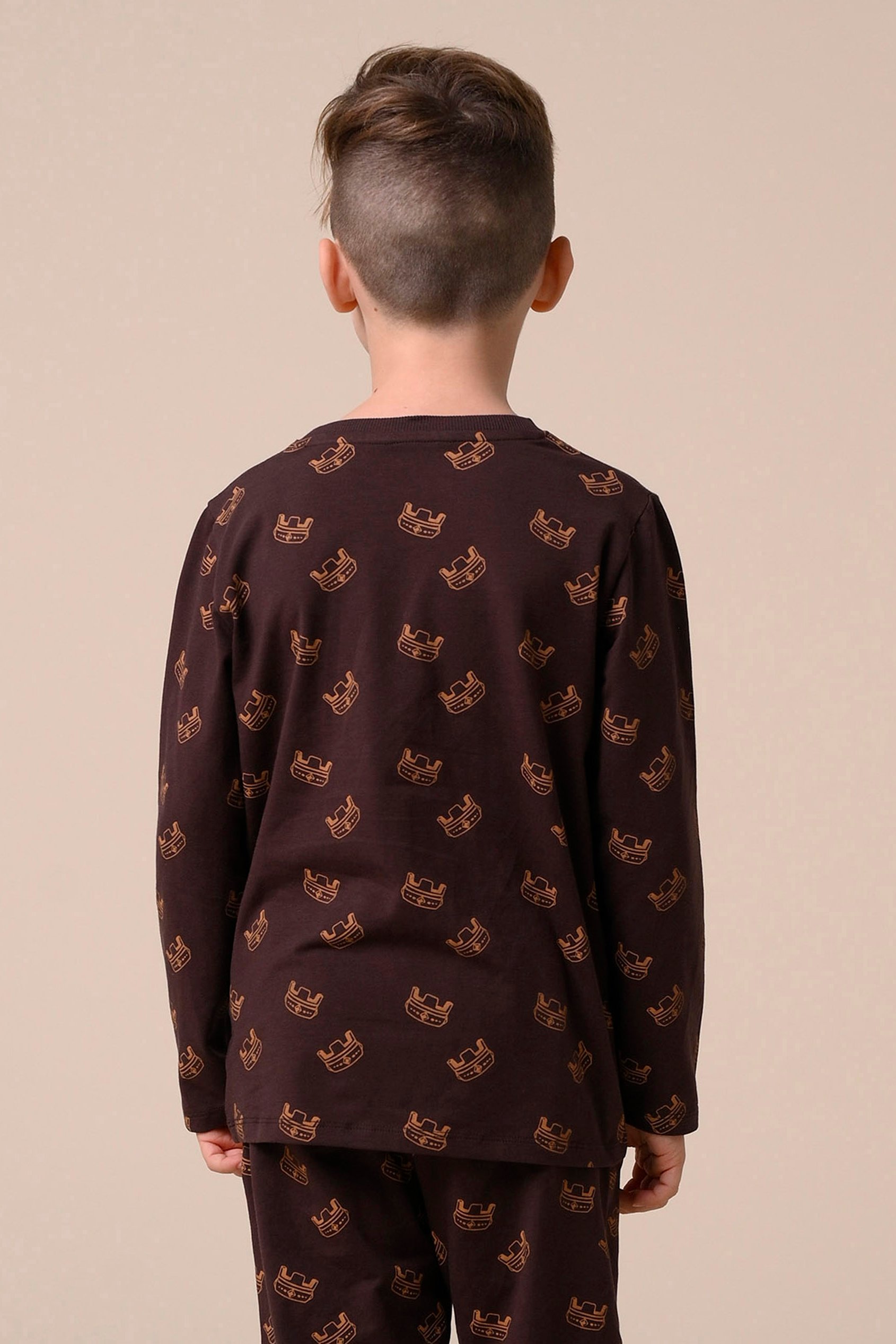 Boys Crown Printed T-shirt ( 12/18mths-7yrs)