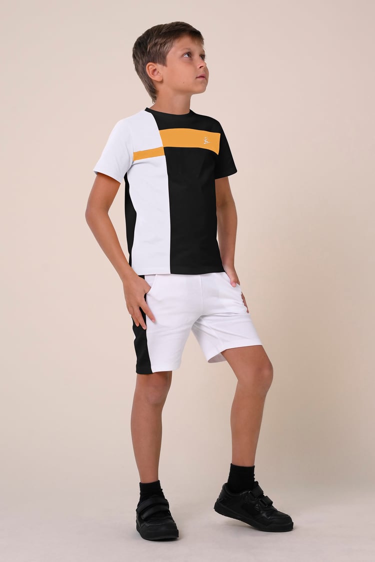 Boys Colour Block Shorts ( 3yrs-9yrs)