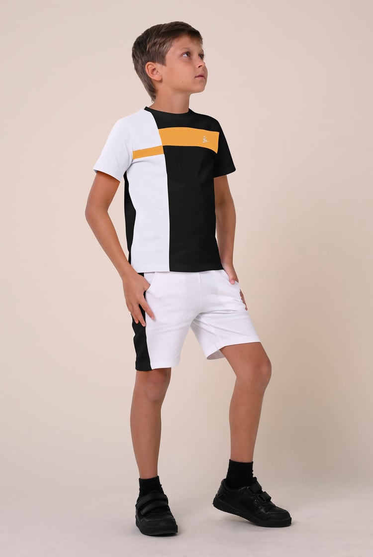 Boys Colour Block Shorts ( 3yrs-9yrs)