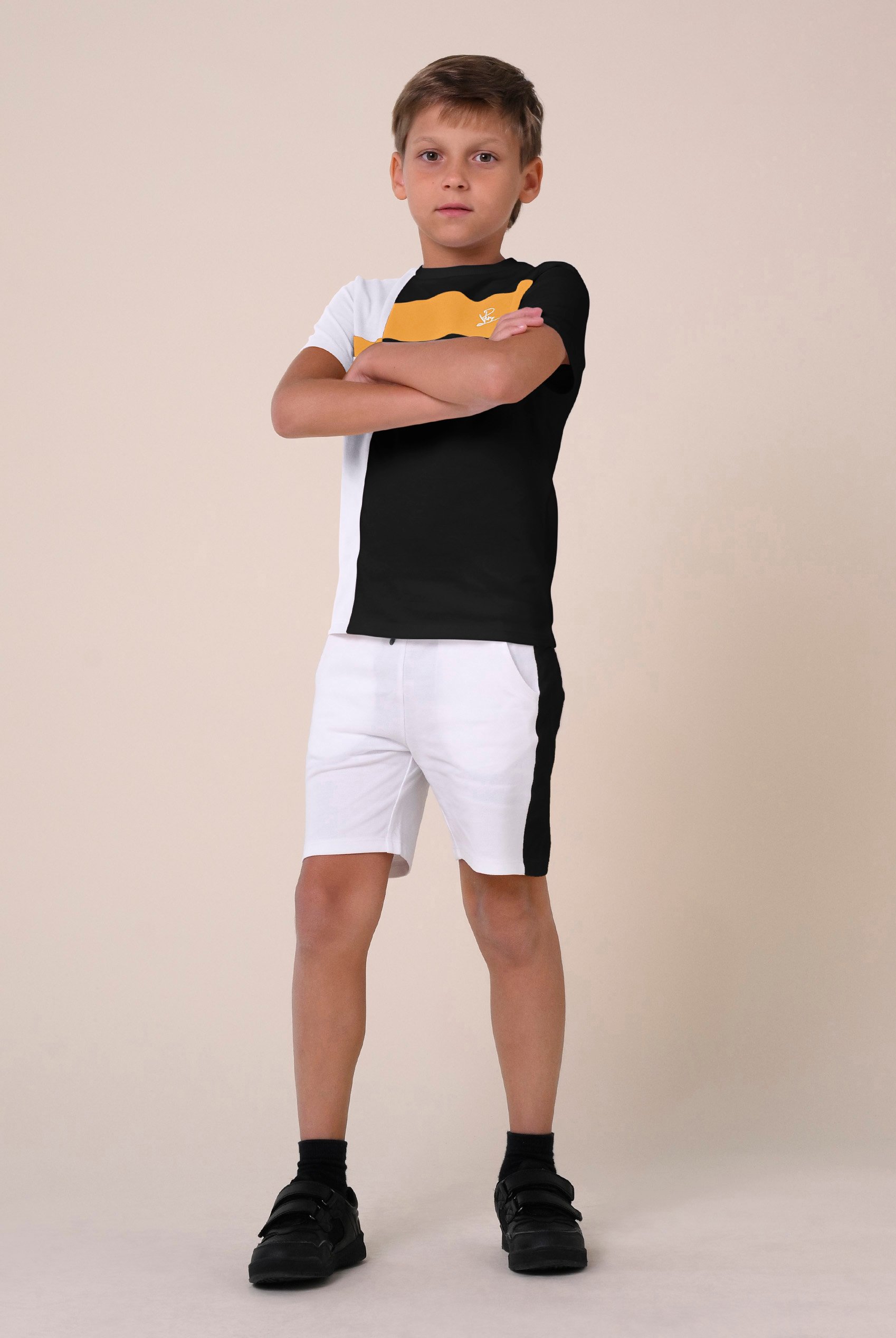 Boys Colour Block Shorts ( 3yrs-9yrs)