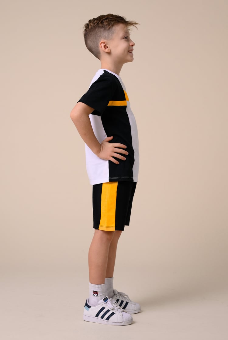 Boys Colour Block Shorts ( 3yrs-9yrs)