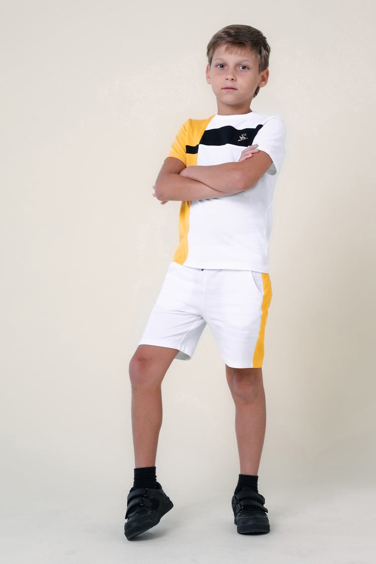 Boys Colour Block Shorts ( 3yrs-9yrs)