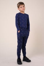 Boys Crown Print Jogger ( 12/18mths-7yrs)