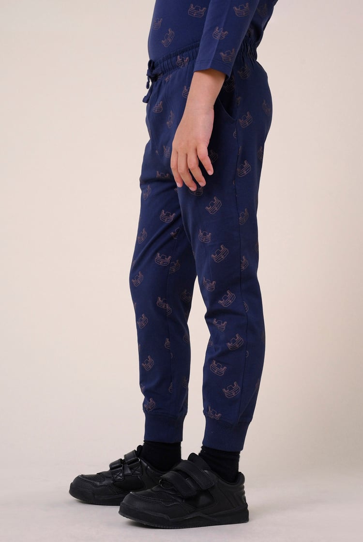 Boys Crown Print Jogger ( 12/18mths-7yrs)