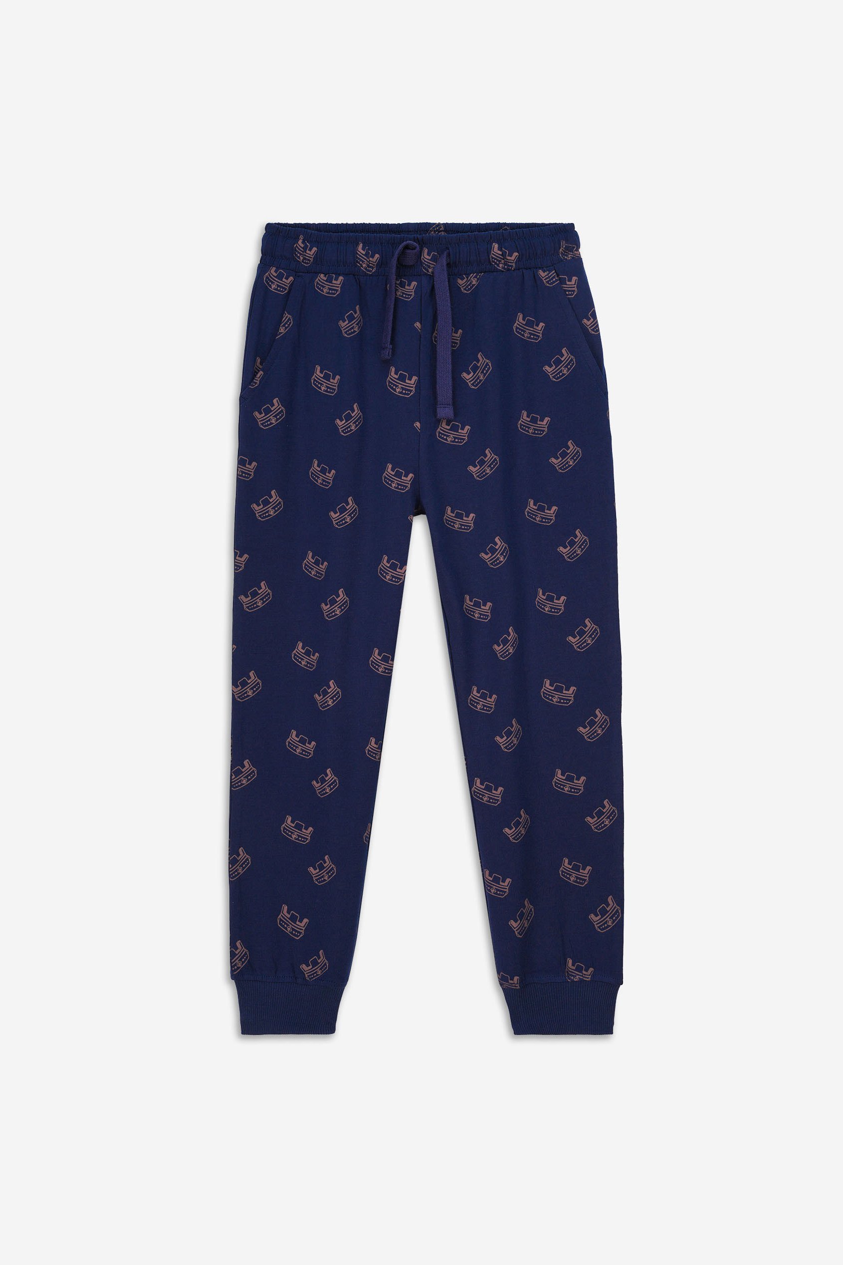 Boys Crown Print Jogger ( 12/18mths-7yrs)