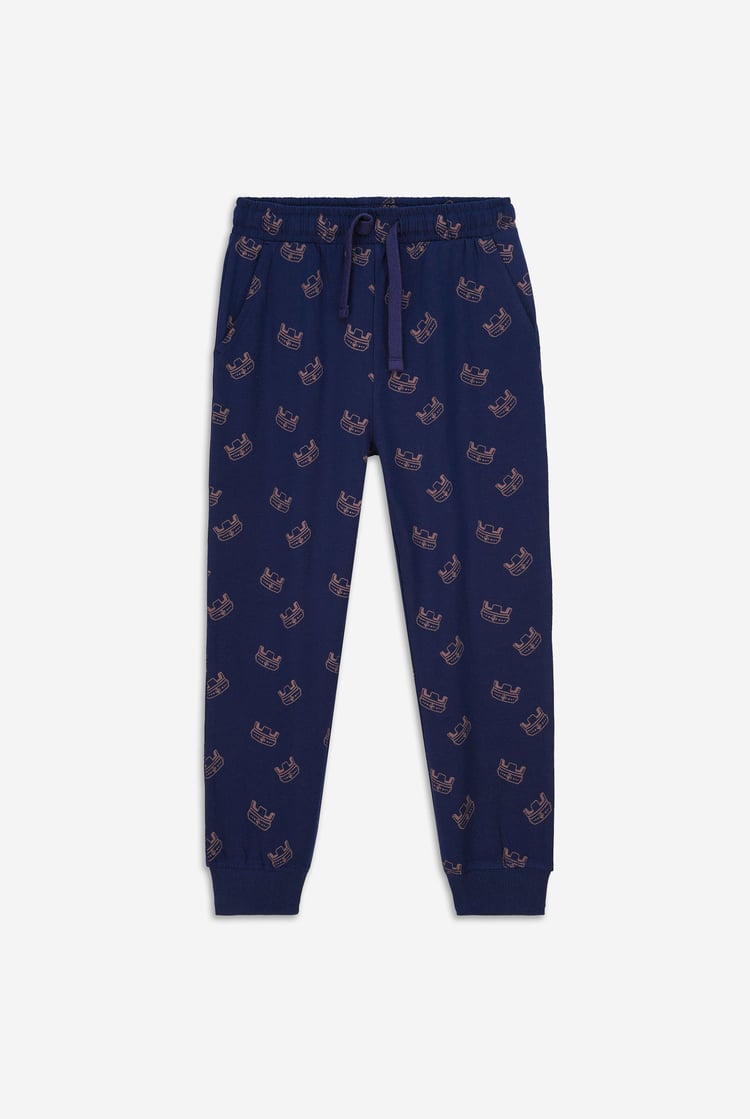Boys Crown Print Jogger ( 12/18mths-7yrs)