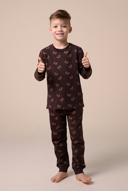 Boys Brown Crown Print Jogger ( 12/18mths-7yrs)