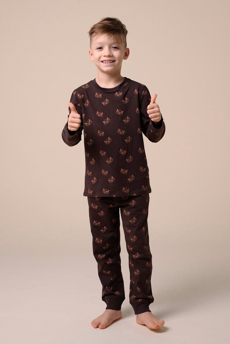 Boys Crown Print Jogger ( 12/18mths-7yrs)