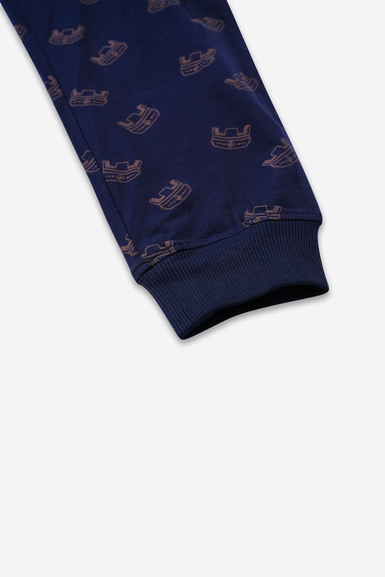 Boys Crown Print Jogger ( 12/18mths-7yrs)