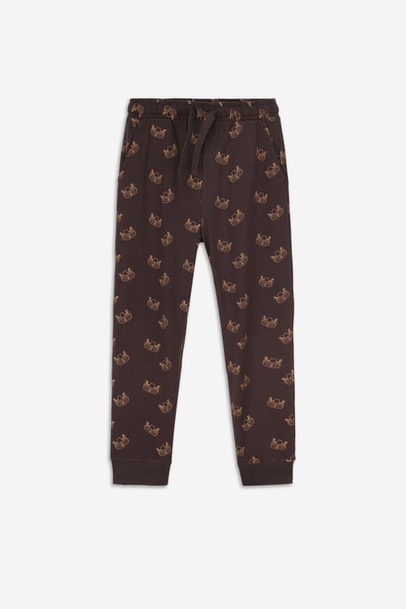Boys Brown Crown Print Jogger ( 12/18mths-7yrs)