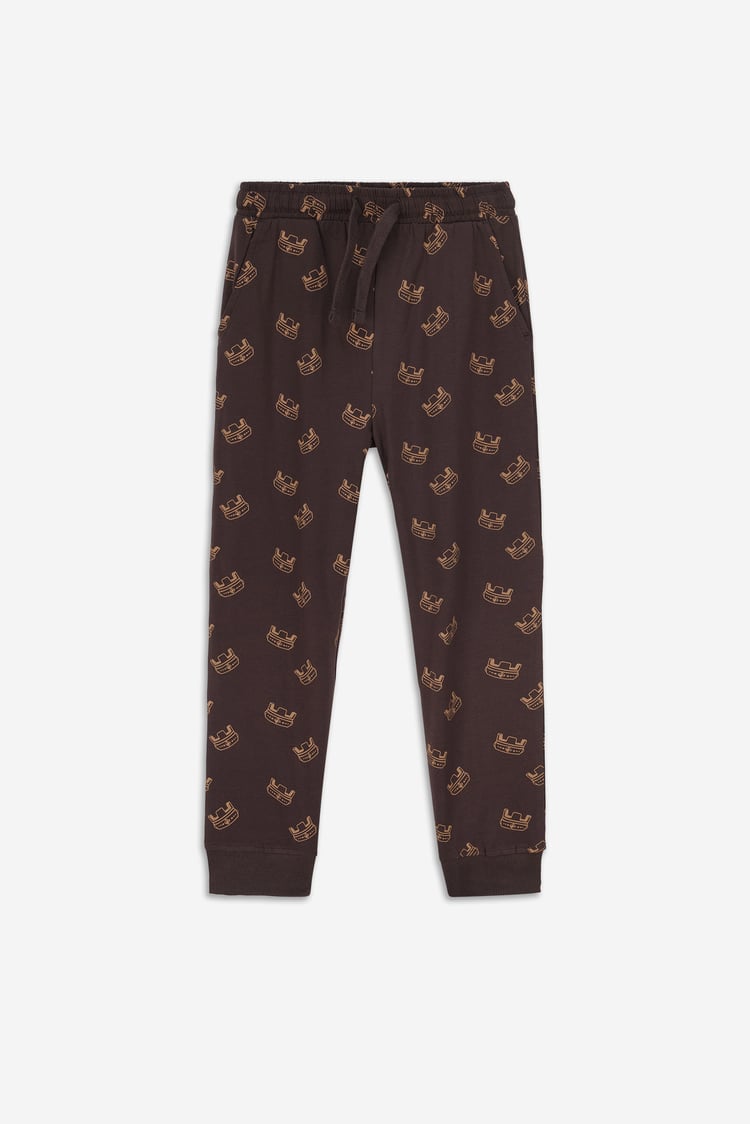 Boys Crown Print Jogger ( 12/18mths-7yrs)