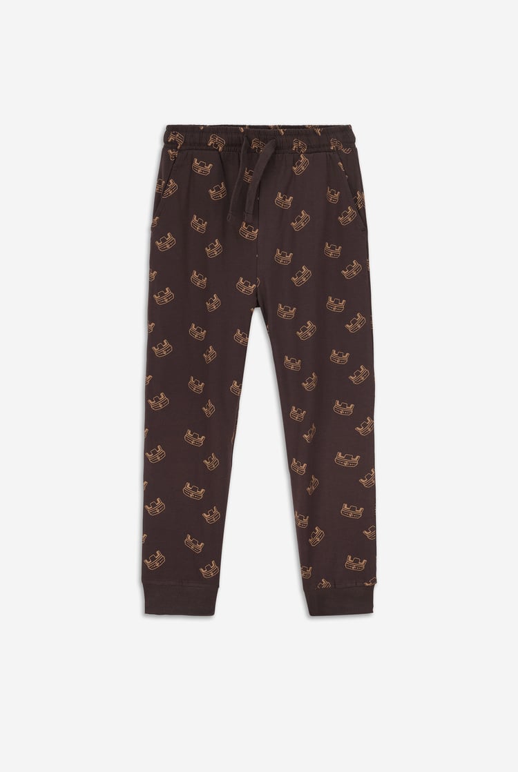Boys Crown Print Jogger ( 12/18mths-7yrs)